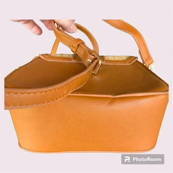 Shoulder Bag Brown and Tan Ladies Bag - Picture 5 of 8